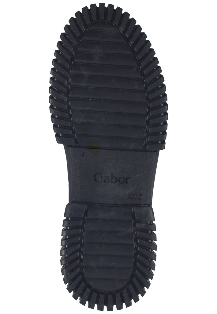 Stiefeletten Gabor Stiefelette Glattleder Schwarz