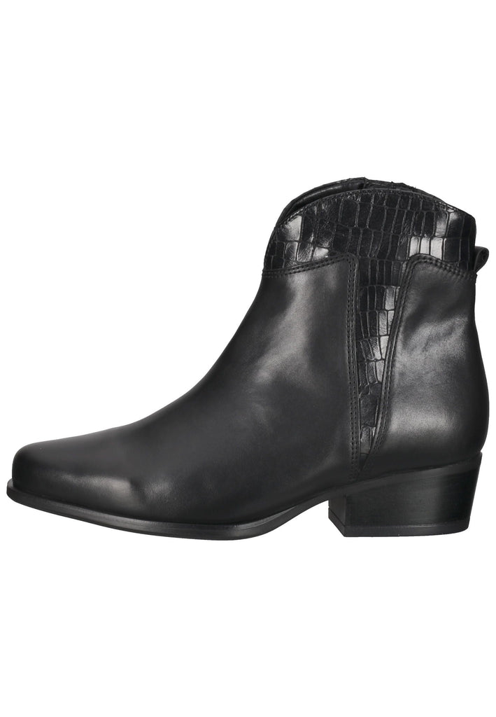 Stiefeletten Gabor Stiefelette Glattleder Schwarz