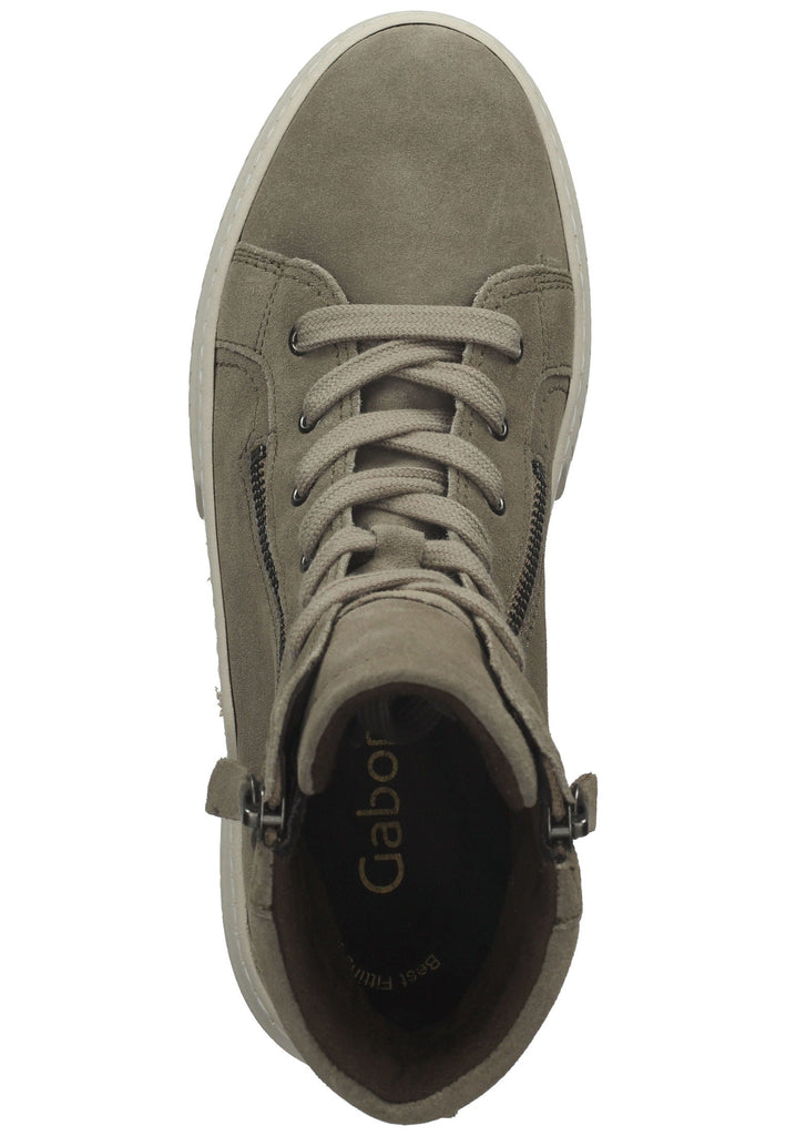 Stiefeletten Gabor Stiefelette Leder Beige