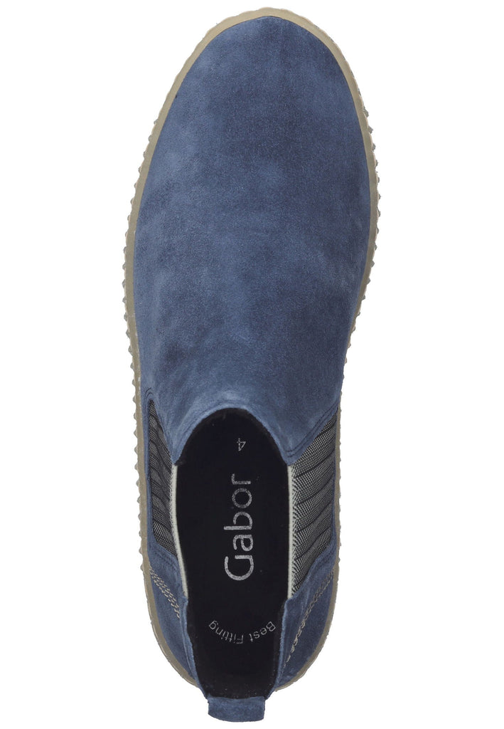 Stiefeletten Gabor Stiefelette Leder Blau