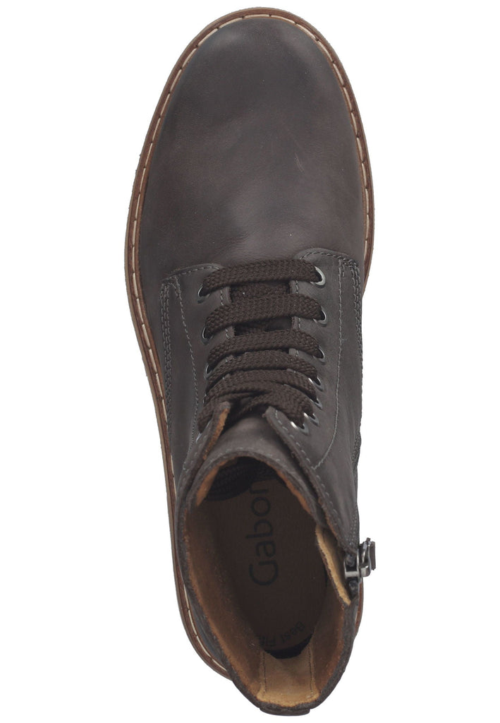Stiefeletten Gabor Stiefelette Leder Dunkelgrau