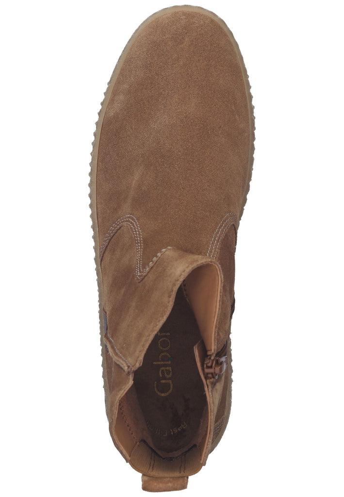 Stiefeletten Gabor Stiefelette Leder Hellbraun