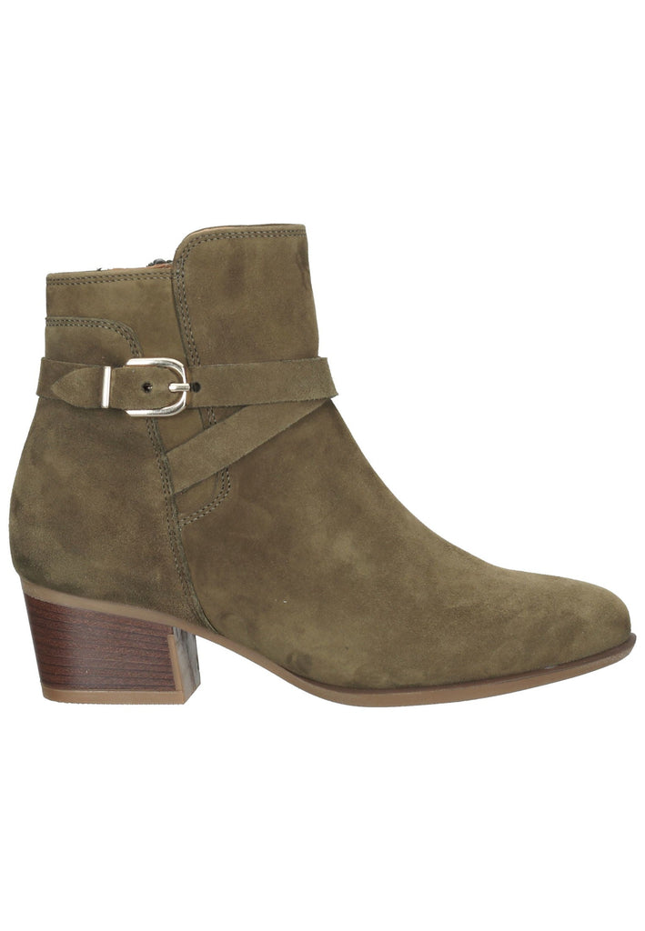 Stiefeletten Gabor Stiefelette Leder Khaki