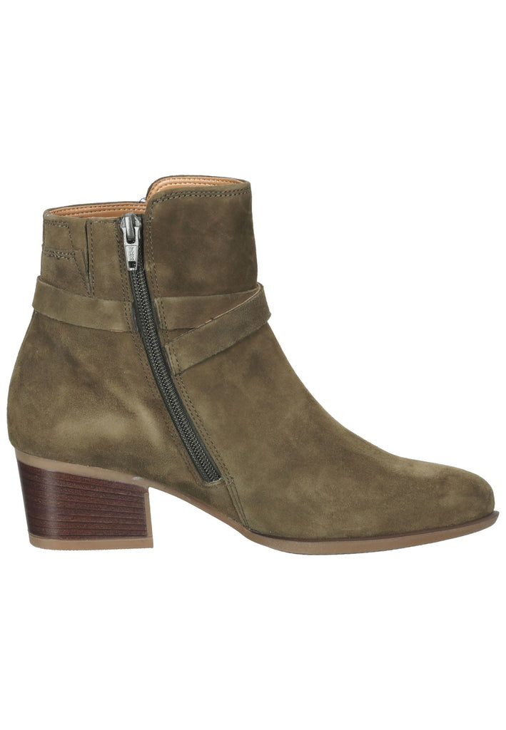 Stiefeletten Gabor Stiefelette Leder Khaki
