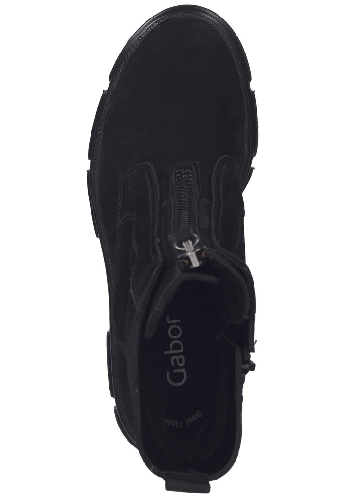 Stiefeletten Gabor Stiefelette Leder Schwarz