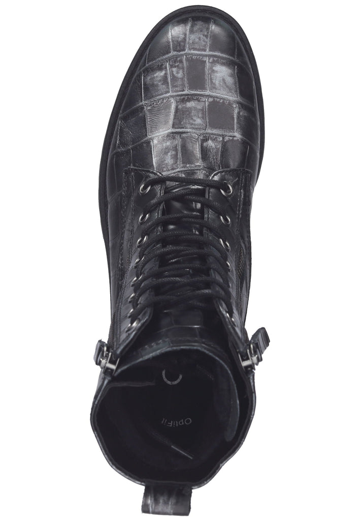 Stiefeletten Gabor Stiefelette Leder Schwarz/Grau