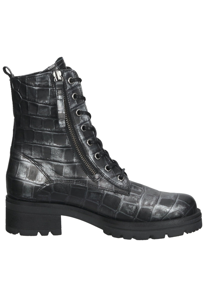 Stiefeletten Gabor Stiefelette Leder Schwarz/Grau