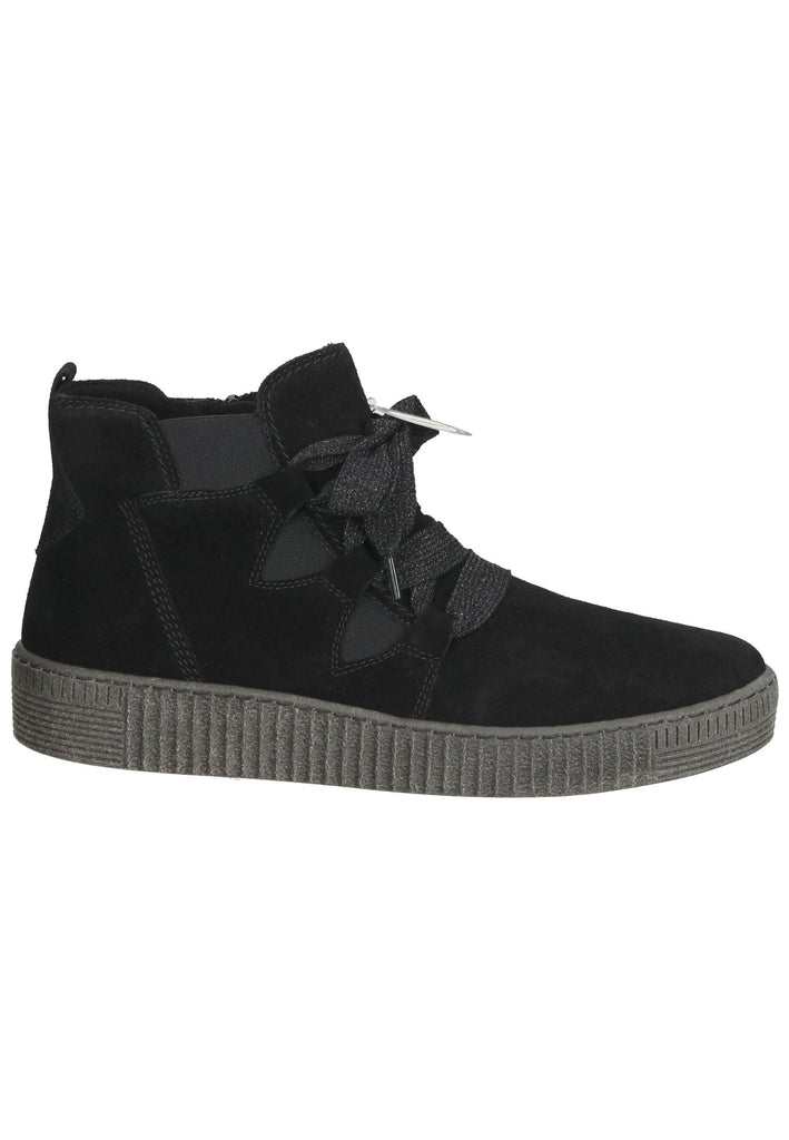 Stiefeletten Gabor Stiefelette Leder Schwarz/Grau