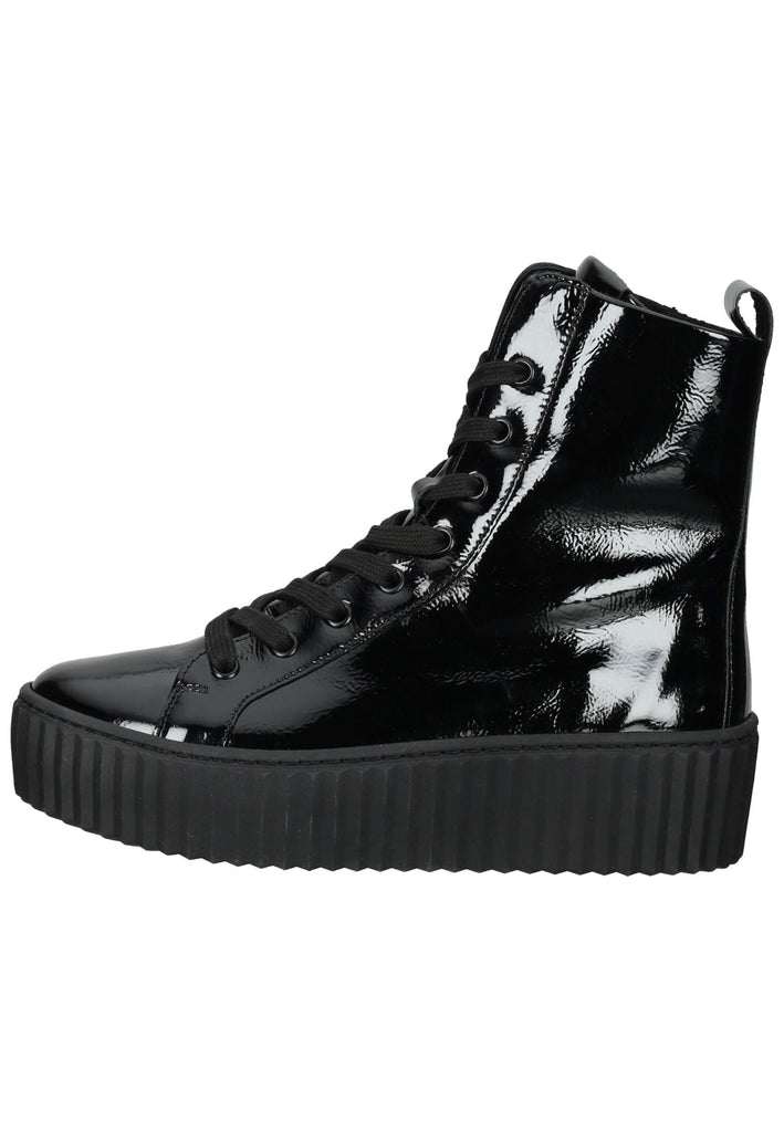 Stiefeletten Gabor Stiefelette Leder Schwarz Lack