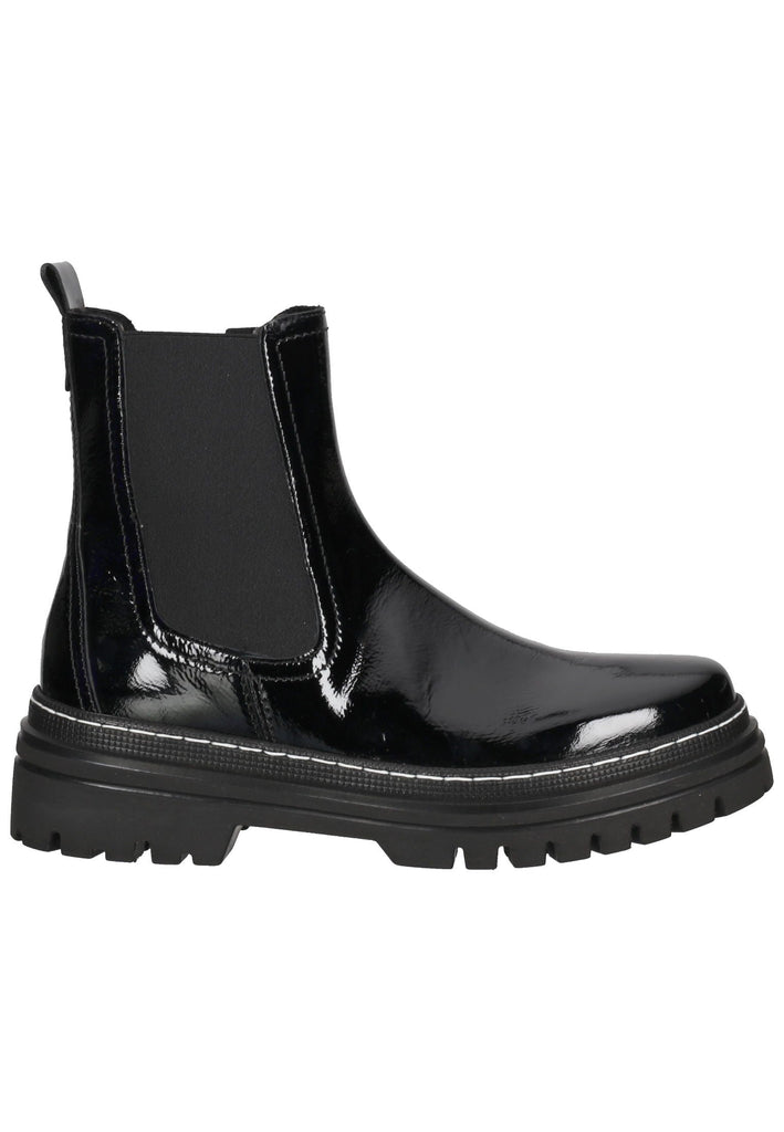 Stiefeletten Gabor Stiefelette Leder Schwarz Lack