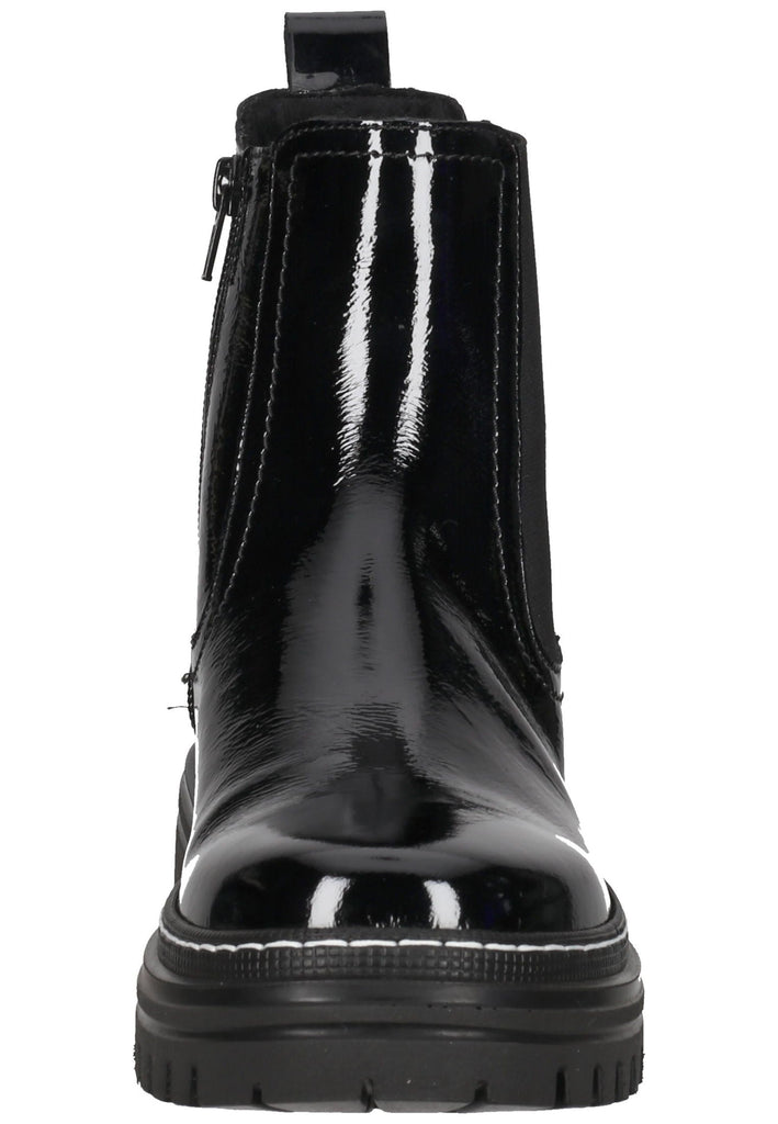 Stiefeletten Gabor Stiefelette Leder Schwarz Lack