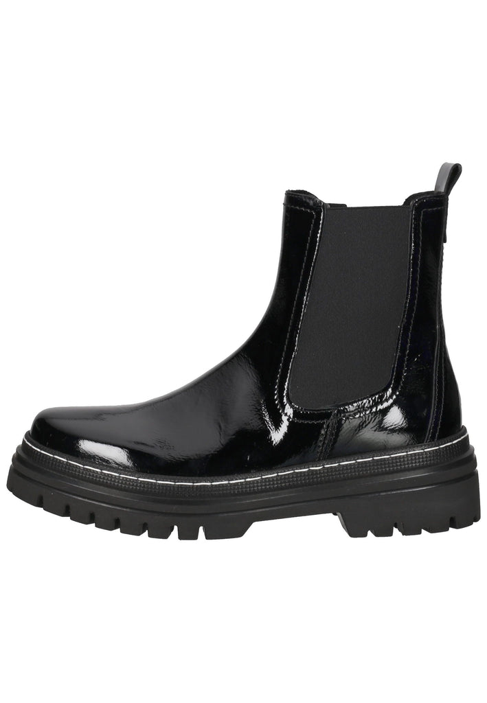 Stiefeletten Gabor Stiefelette Leder Schwarz Lack