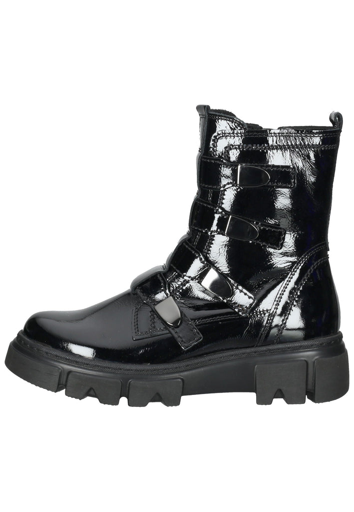 Stiefeletten Gabor Stiefelette Leder Schwarz Lack
