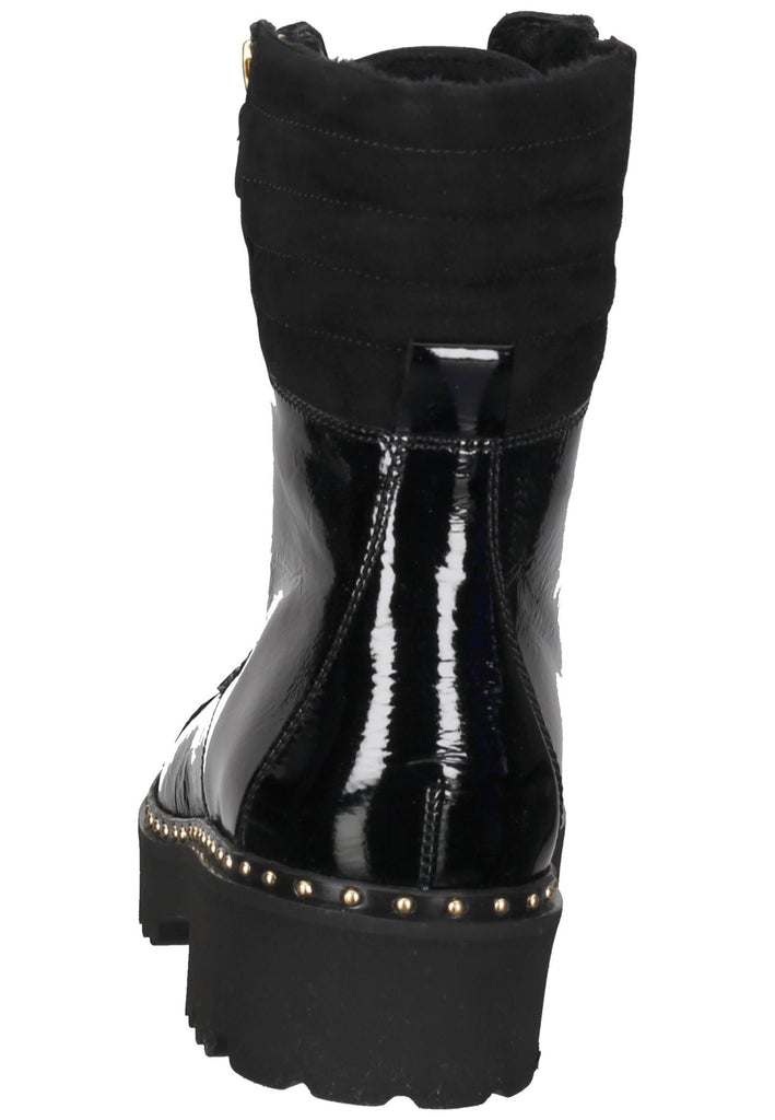 Stiefeletten Gabor Stiefelette Leder Schwarz Lack