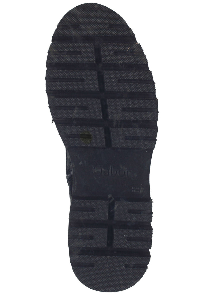 Stiefeletten Gabor Stiefelette Leder Schwarz Lack