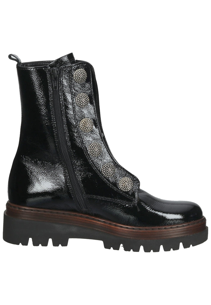 Stiefeletten Gabor Stiefelette Leder Schwarz Lack