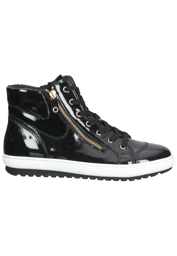 Stiefeletten Gabor Stiefelette Leder Schwarz Lack