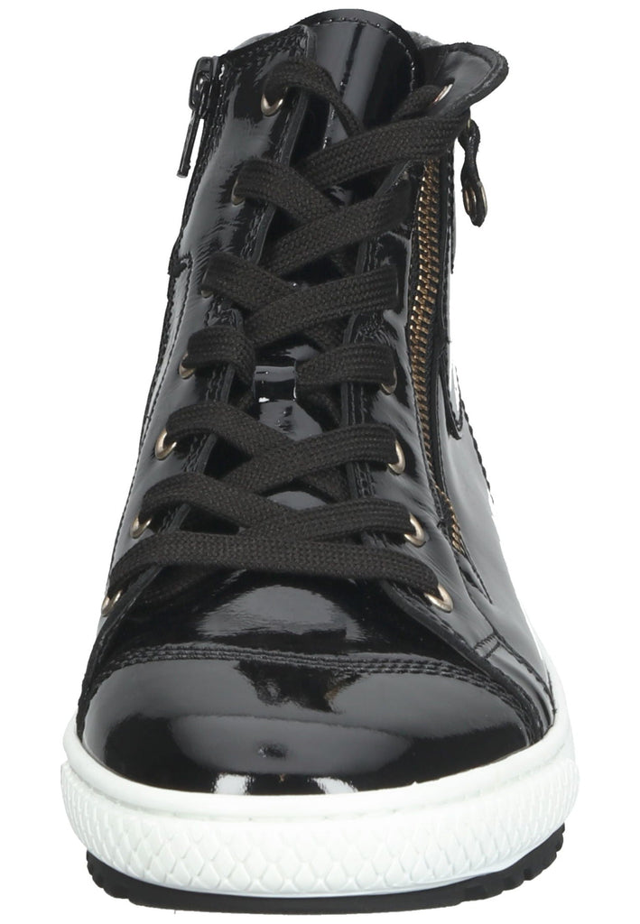 Stiefeletten Gabor Stiefelette Leder Schwarz Lack