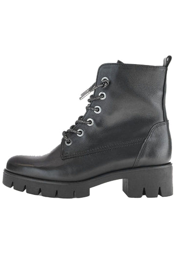 Stiefeletten Gabor Stiefelette Leder Schwarz Warmfutter