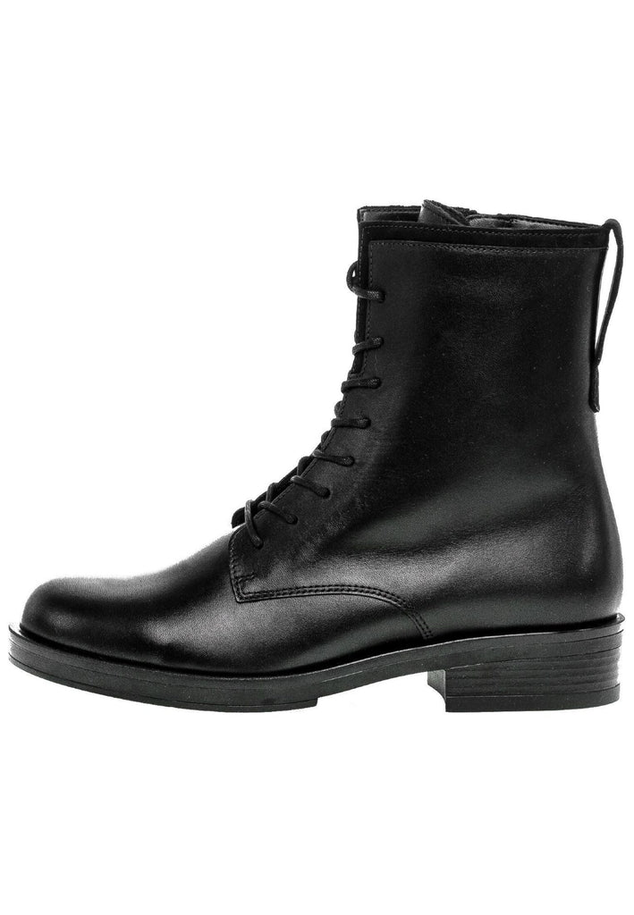Stiefeletten Gabor Stiefelette Leder Schwarz Warmfutter