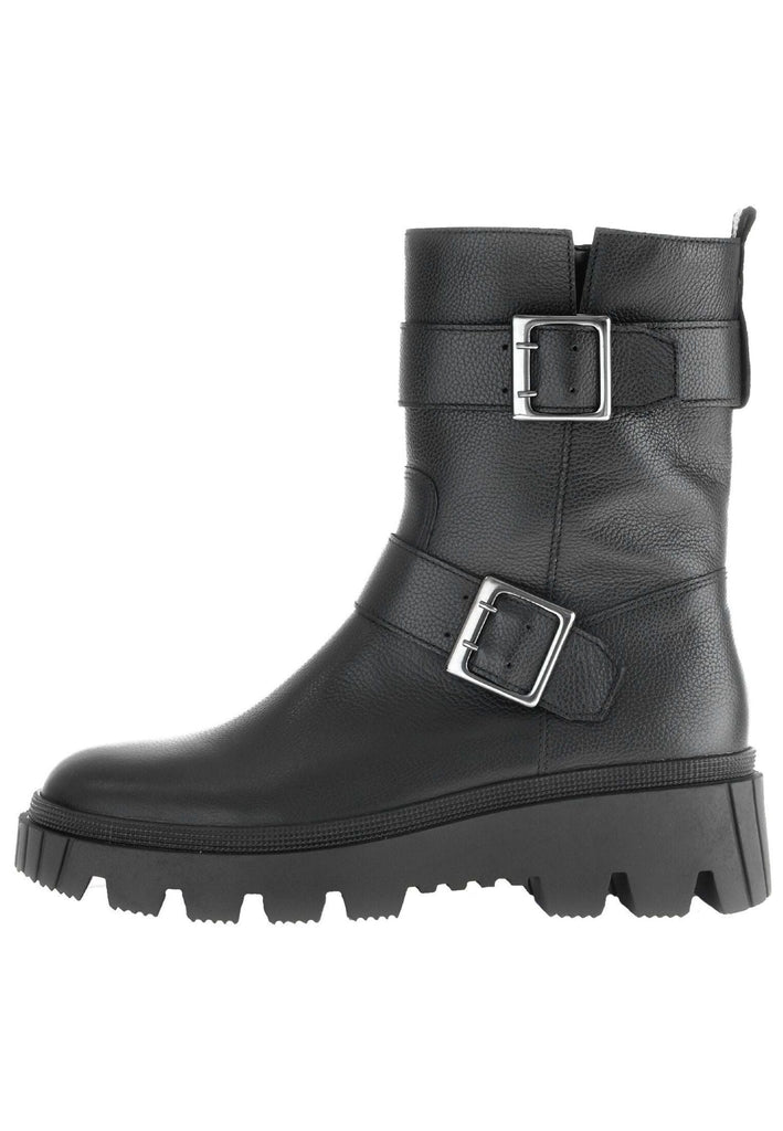 Stiefeletten Gabor Stiefelette Leder Schwarz Warmfutter