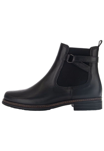 Stiefeletten Gabor Stiefelette Leder/Textil Schwarz