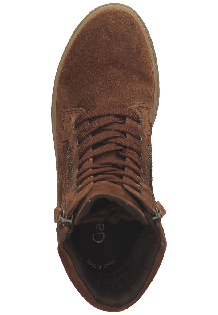 Stiefeletten Gabor Stiefelette Leder Whisky