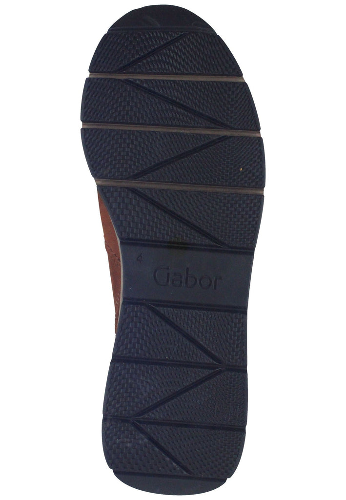 Stiefeletten Gabor Stiefelette Nubukleder Brandy