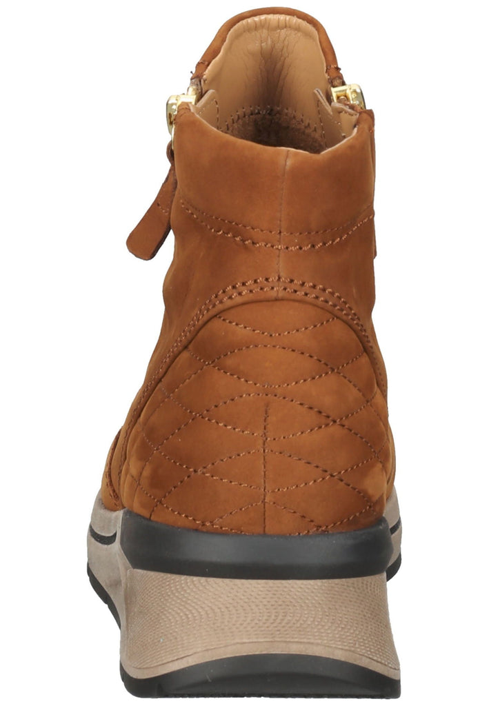 Stiefeletten Gabor Stiefelette Nubukleder Brandy