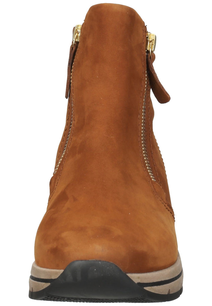 Stiefeletten Gabor Stiefelette Nubukleder Brandy