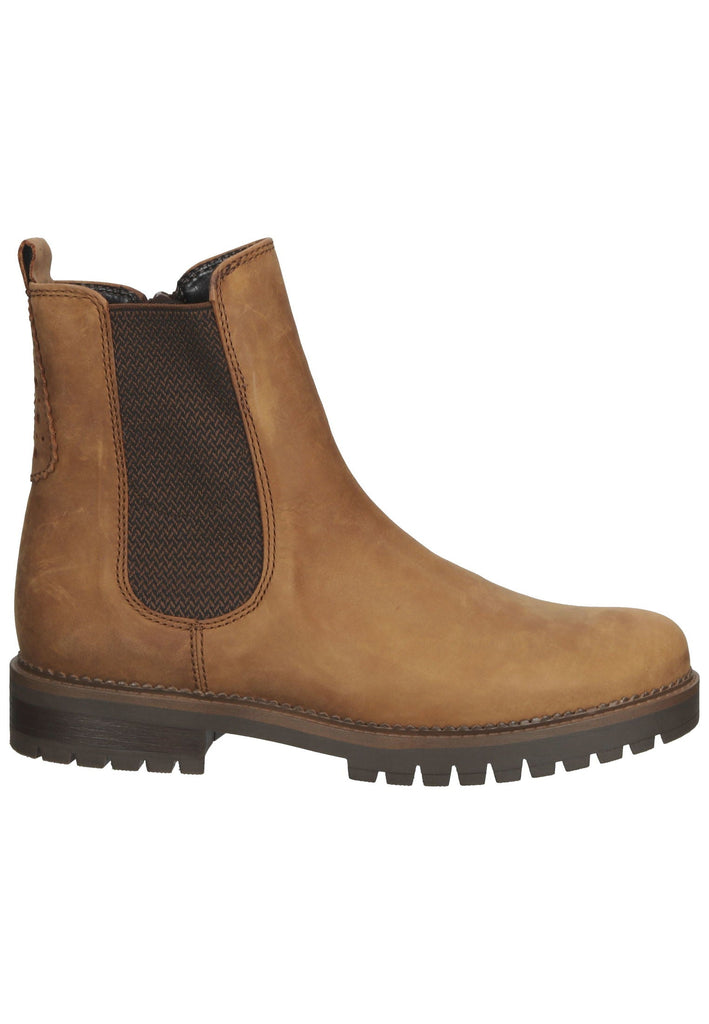 Stiefeletten Gabor Stiefelette Nubukleder Cognac