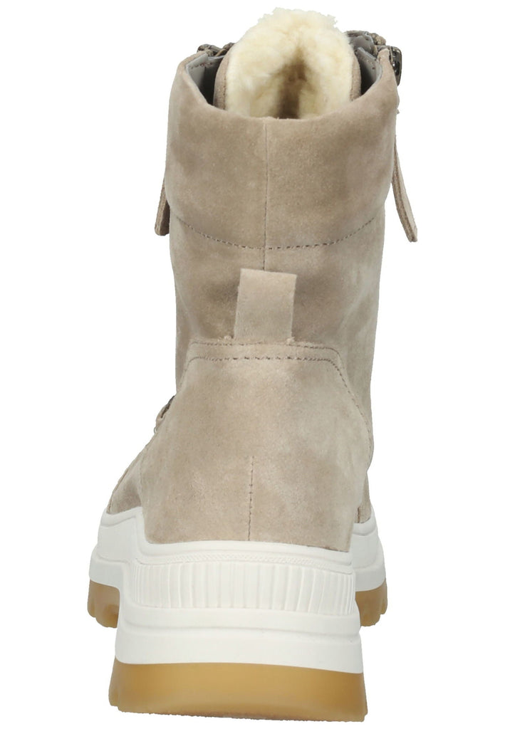 Stiefeletten Gabor Stiefelette Nubukleder Kiesel Warmfutter