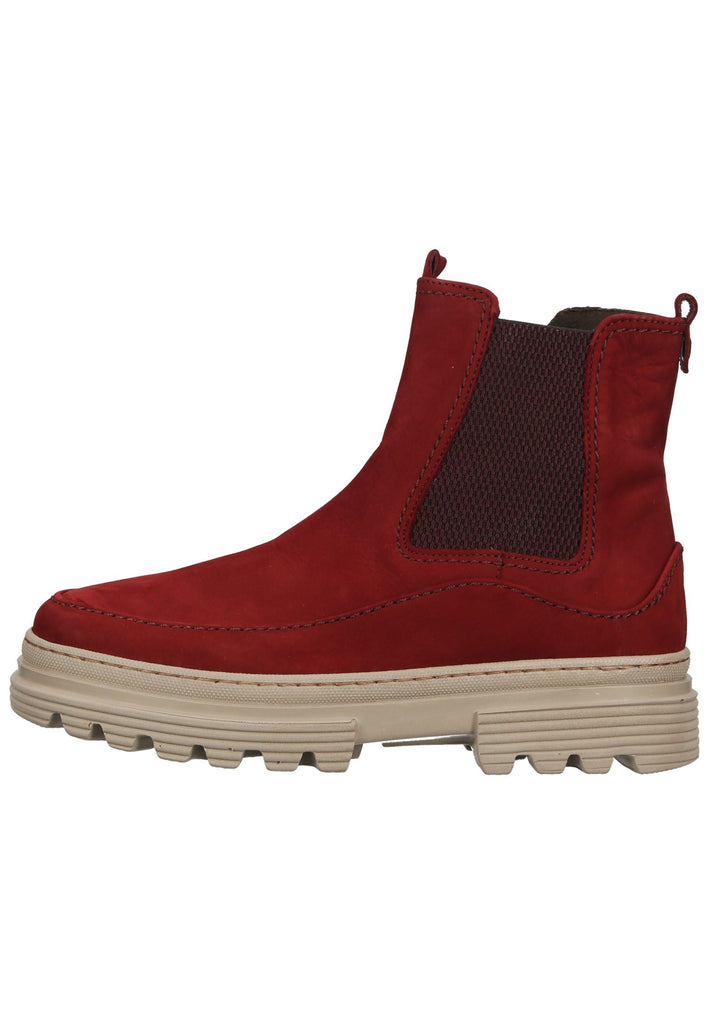 Stiefeletten Gabor Stiefelette Nubukleder/Textil Rot