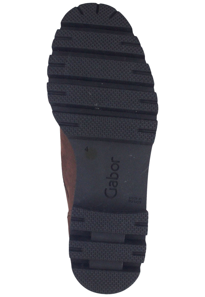 Stiefeletten Gabor Stiefelette Nubukleder Whisky