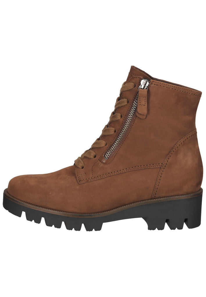 Stiefeletten Gabor Stiefelette Nubukleder Whisky