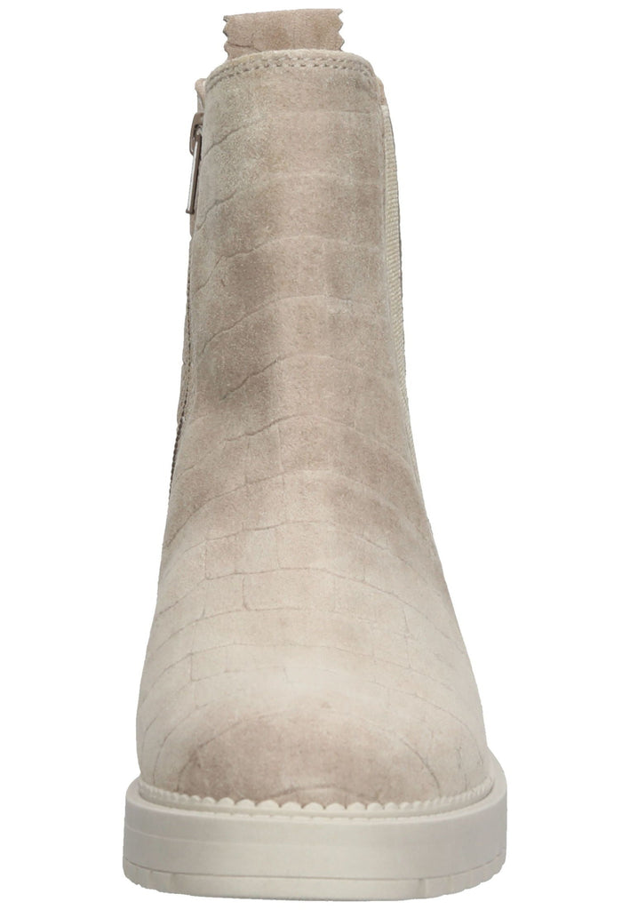 Stiefeletten Gabor Stiefelette Veloursleder Beige