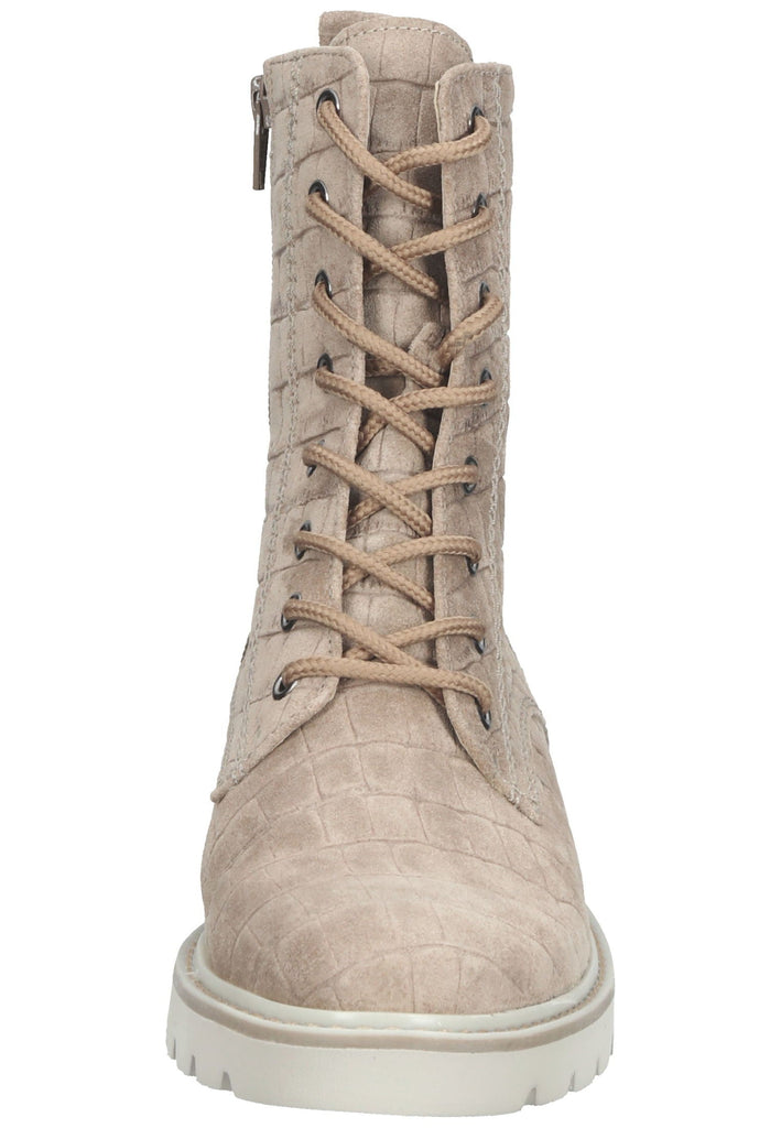 Stiefeletten Gabor Stiefelette Veloursleder Beige