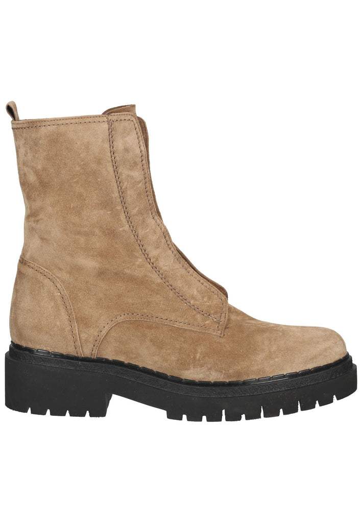 Stiefeletten Gabor Stiefelette Veloursleder Beige
