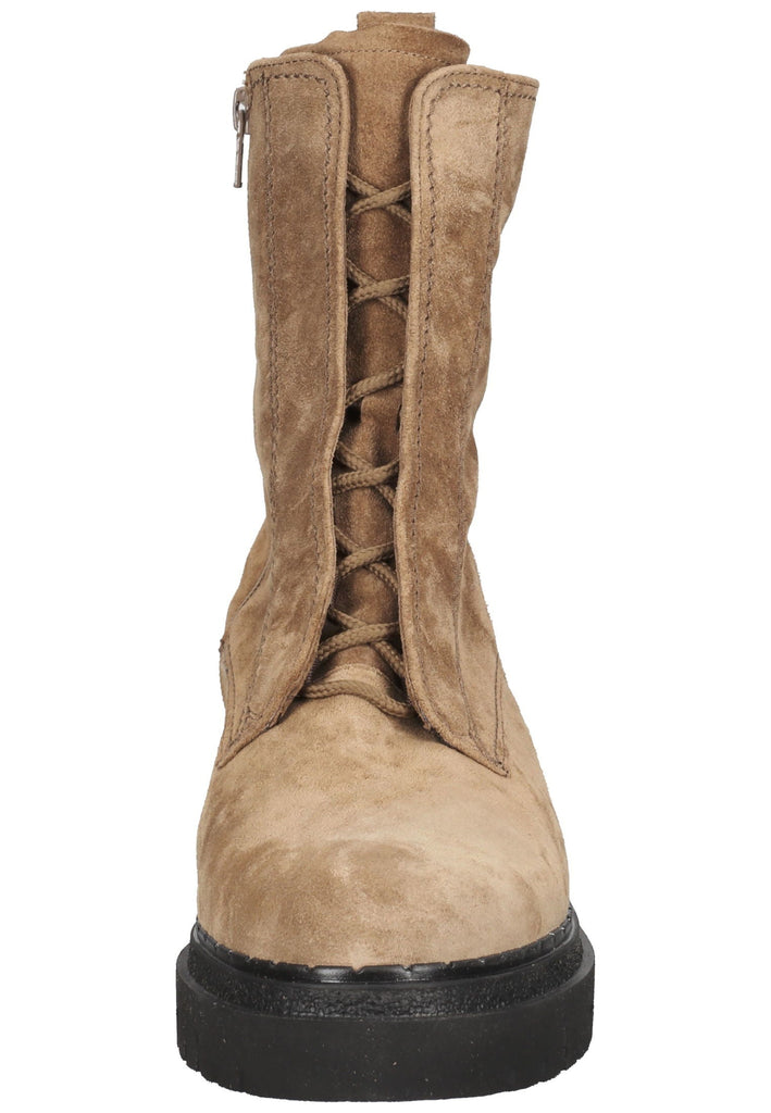 Stiefeletten Gabor Stiefelette Veloursleder Beige