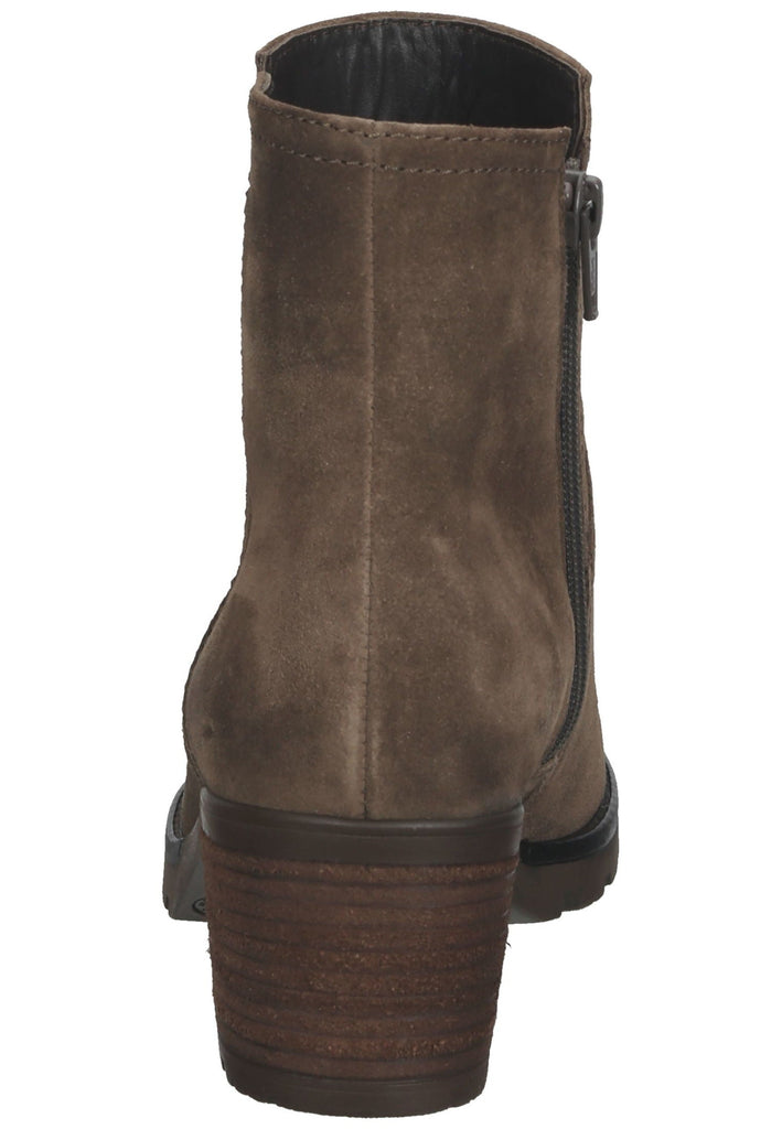 Stiefeletten Gabor Stiefelette Veloursleder Braun
