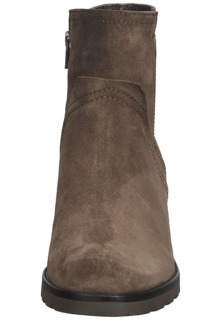 Stiefeletten Gabor Stiefelette Veloursleder Braun