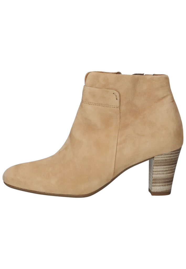 Stiefeletten Gabor Stiefelette Veloursleder Caramel