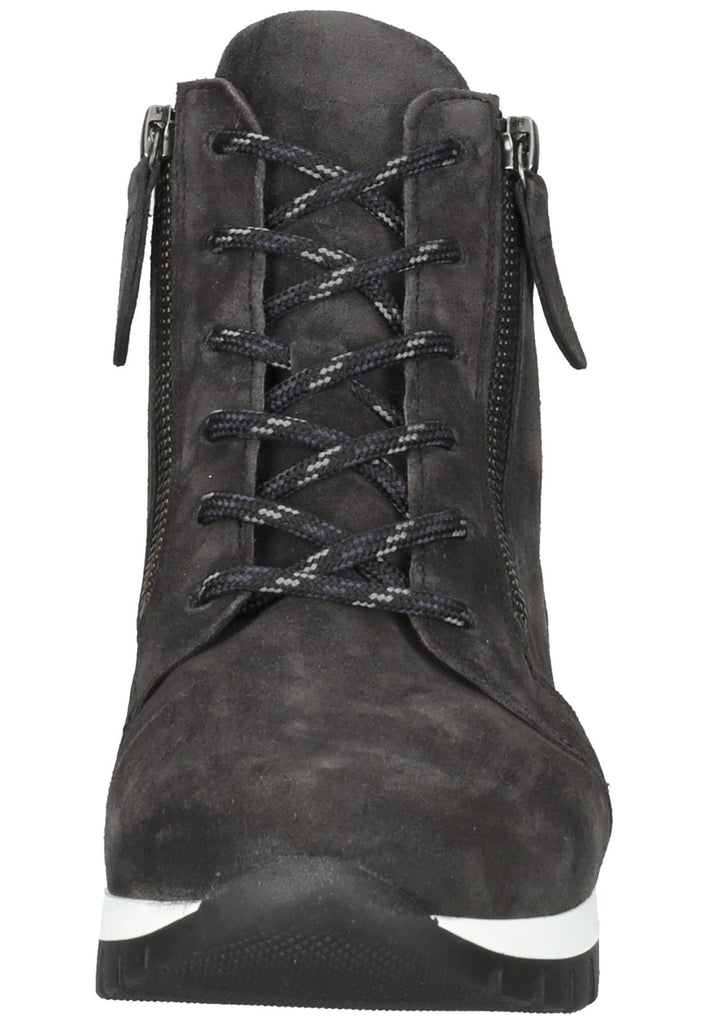 Stiefeletten Gabor Stiefelette Veloursleder Dunkelgrau