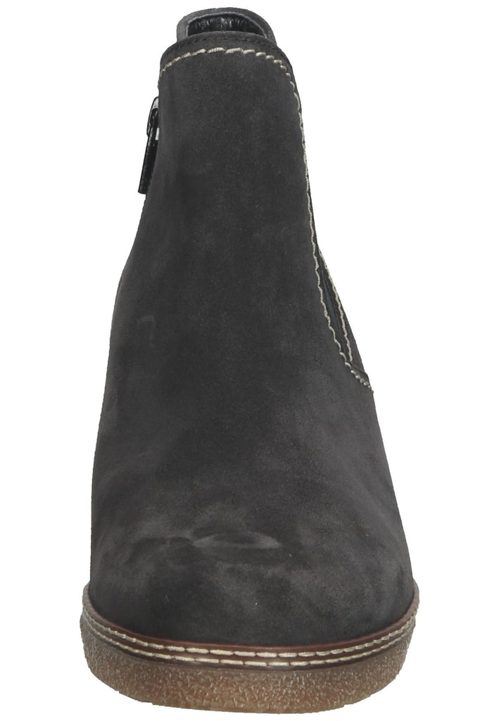 Stiefeletten Gabor Stiefelette Veloursleder Dunkelgrau