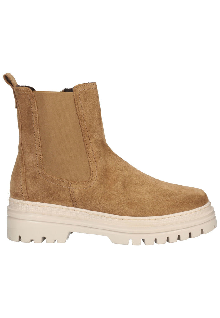 Stiefeletten Gabor Stiefelette Veloursleder Hellbraun