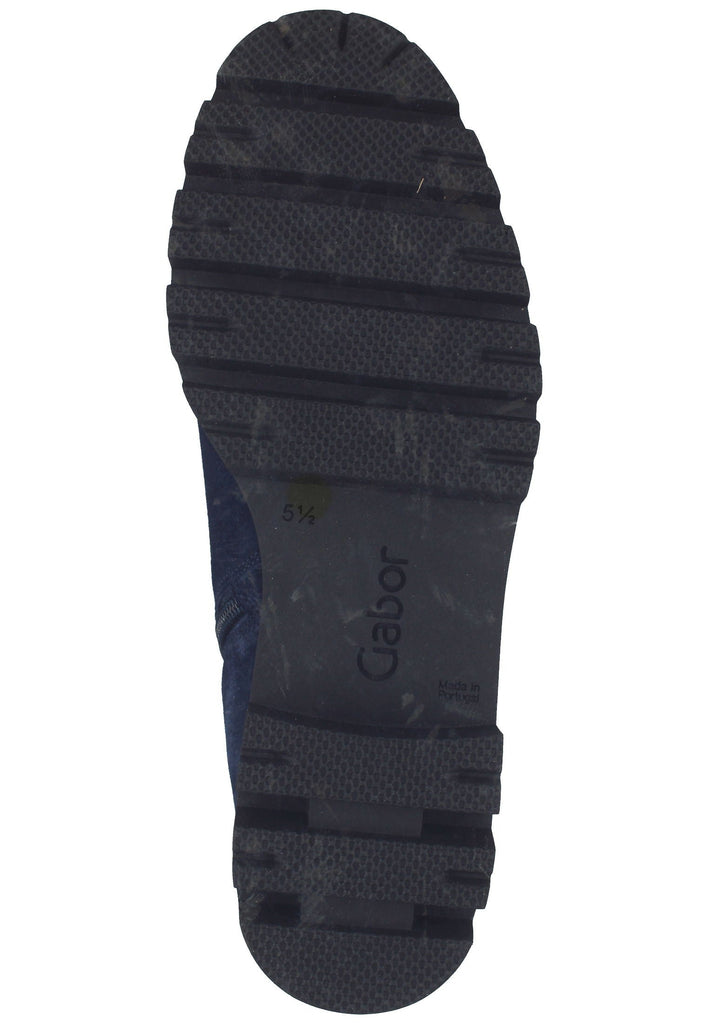Stiefeletten Gabor Stiefelette Veloursleder Marine