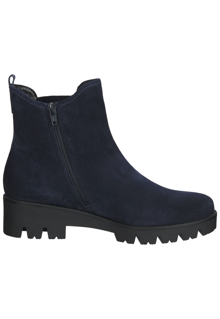 Stiefeletten Gabor Stiefelette Veloursleder Marine