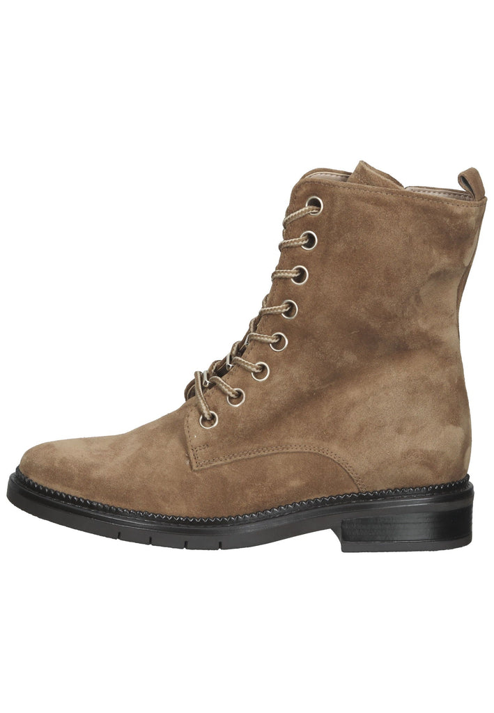Stiefeletten Gabor Stiefelette Veloursleder Mittelbraun