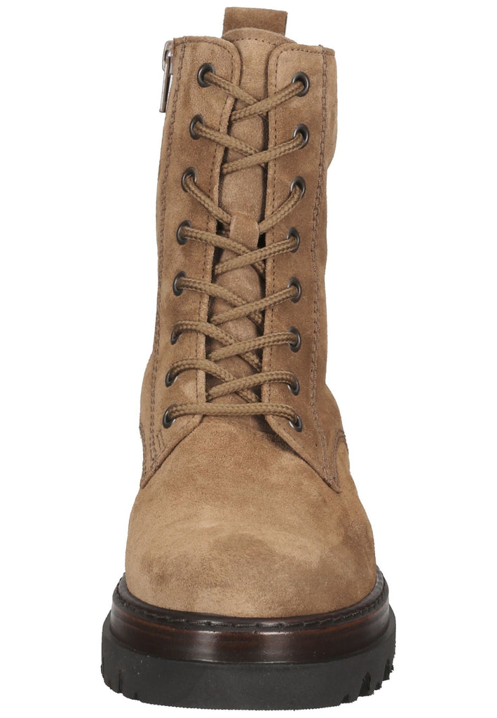 Stiefeletten Gabor Stiefelette Veloursleder Mittelbraun