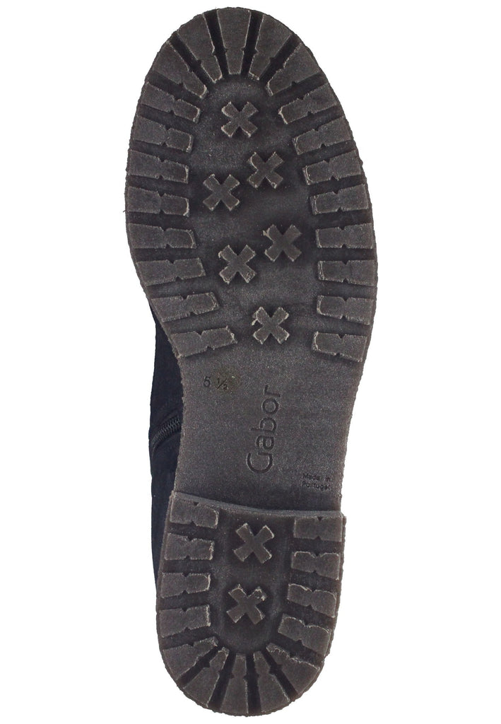 Stiefeletten Gabor Stiefelette Veloursleder Pazifik